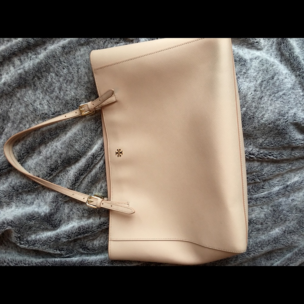 Tory Burch York buckle Pink leather bag - Picture 2 of 8